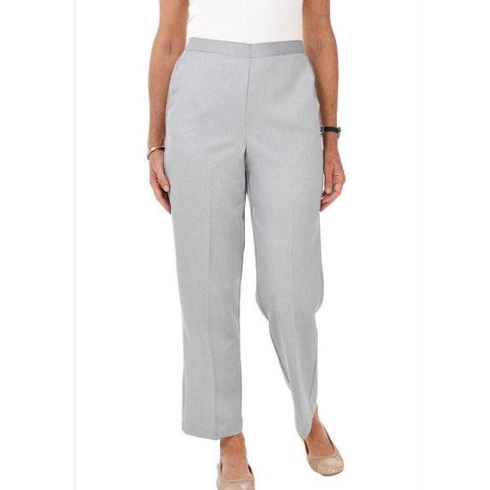 Alfred Dunner Women's Gray Pants Northern Lights size 22W  NWT